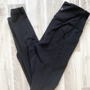 Lululemon leggings with pockets size 6